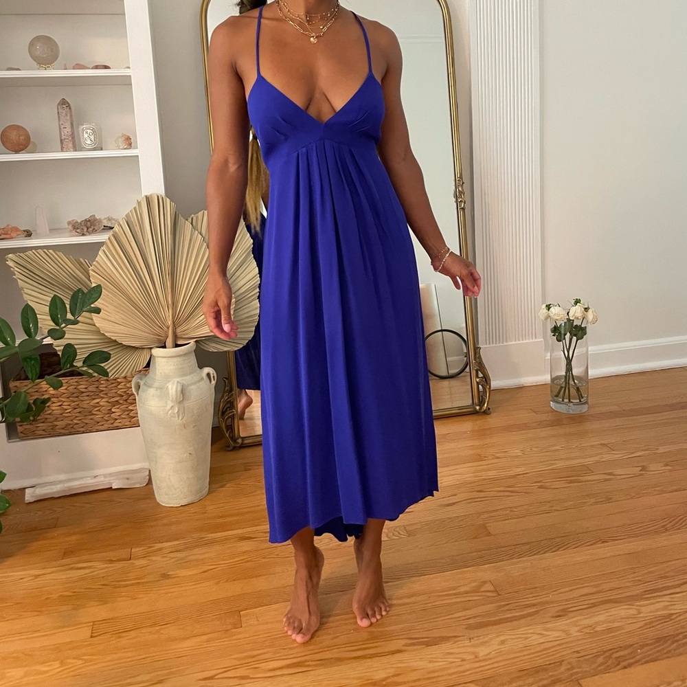 Wilfred aritzia blue dress size 2